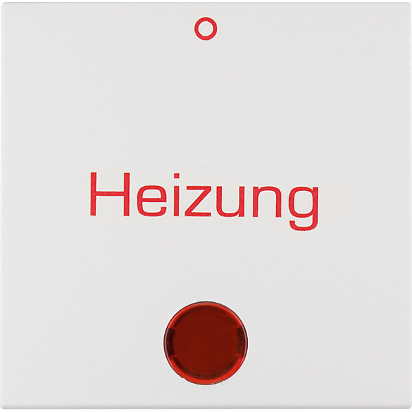 Hager/Berk Wippe mit Linse Heizung pws/matt 16218909